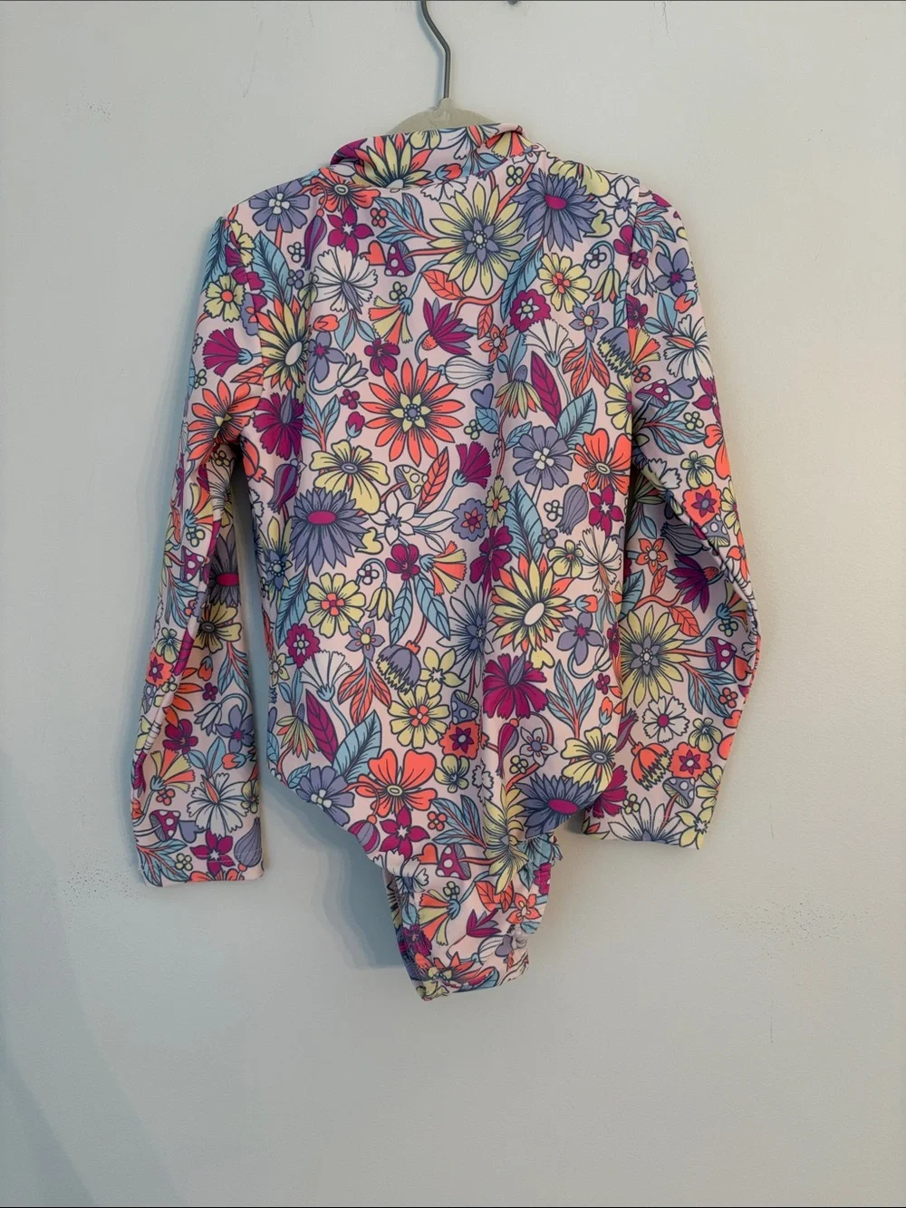 GAP Baby Floral Zip One-Piece in Pink, Purple, Yellow, Blue